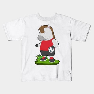 Horse Handball player Handball Kids T-Shirt